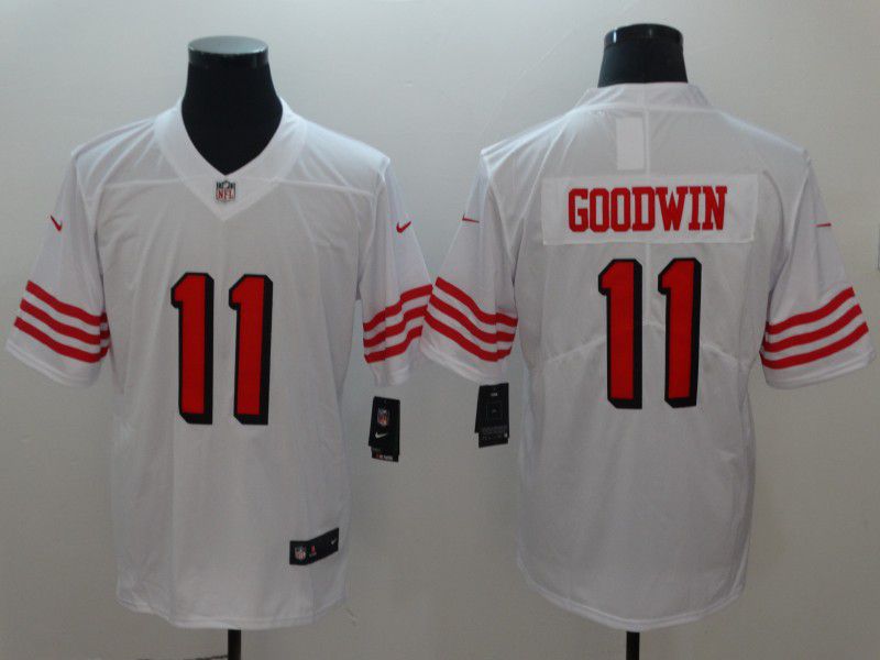 Men San Francisco 49ers #11 Goodwin White Vapor Untouchable Player Nike Limited NFL Jerseys->golden state warriors->NBA Jersey